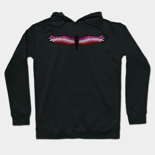 Fly With Pride, Raven Series - Lesbian Hoodie